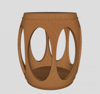 凳子su模型下载_sketchup草图大师SKP模型