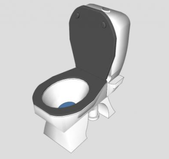 马桶su模型下载_sketchup草图大师SKP模型