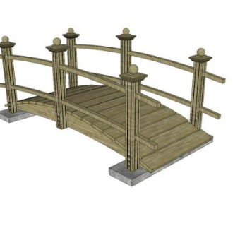 小桥su模型下载_sketchup草图大师SKP模型