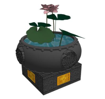 水缸su模型下载_sketchup草图大师SKP模型