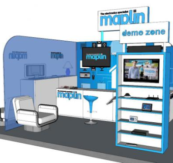 展台su模型下载_sketchup草图大师SKP模型