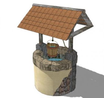 水井su模型下载_sketchup草图大师SKP模型