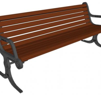 长椅su模型下载_sketchup草图大师SKP模型