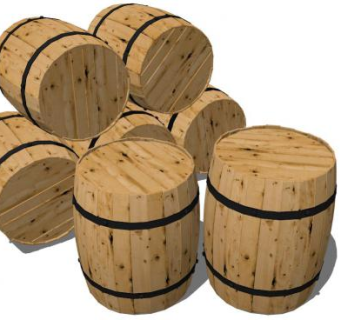 酒桶su模型下载_sketchup草图大师SKP模型