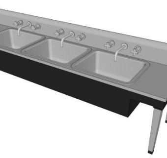 水槽su模型下载_sketchup草图大师SKP模型