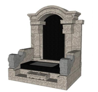 墓碑su模型下载_sketchup草图大师SKP模型