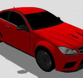 轿车su模型下载_sketchup草图大师SKP模型