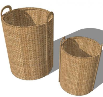 竹篮su模型下载_sketchup草图大师SKP模型