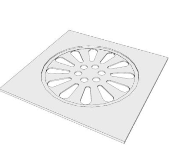地漏su模型下载_sketchup草图大师SKP模型