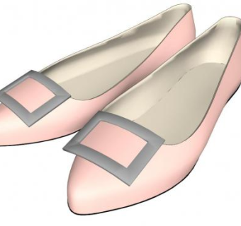 鞋子su模型下载_sketchup草图大师SKP模型