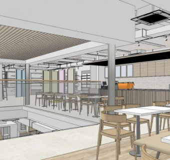 现代咖啡零售店SU模型下载_sketchup草图大师SKP模型