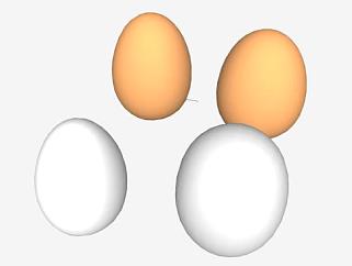 鸡蛋su模型下载_sketchup草图大师SKP模型