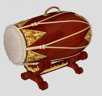 鼓的su模型下载_sketchup草图大师SKP模型