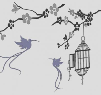 壁画su模型下载_sketchup草图大师SKP模型