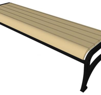 条凳su模型下载_sketchup草图大师SKP模型