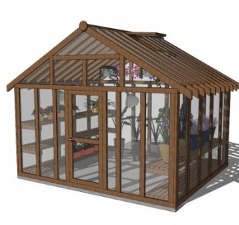 花房su模型下载_sketchup草图大师SKP模型