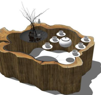 根雕su模型下载_sketchup草图大师SKP模型