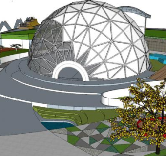 会展su模型下载_sketchup草图大师SKP模型