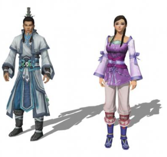 古人su模型下载_sketchup草图大师SKP模型