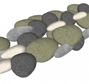 石块su模型下载_sketchup草图大师SKP模型