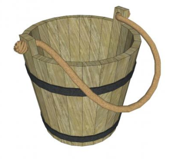 水桶su模型下载_sketchup草图大师SKP模型