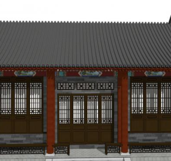 屋檐su模型下载_sketchup草图大师SKP模型