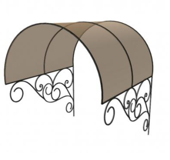 雨篷su模型下载_sketchup草图大师SKP模型