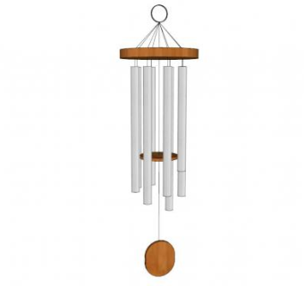 风铃su模型下载_sketchup草图大师SKP模型