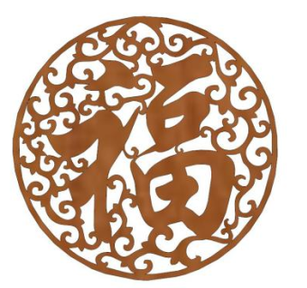 福字su模型下载_sketchup草图大师SKP模型