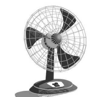 风扇su模型下载_sketchup草图大师SKP模型
