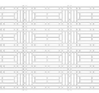 格栅su模型下载_sketchup草图大师SKP模型