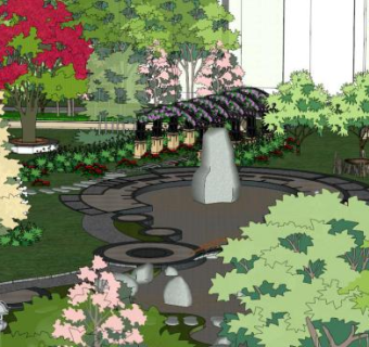 绿化su模型下载_sketchup草图大师SKP模型