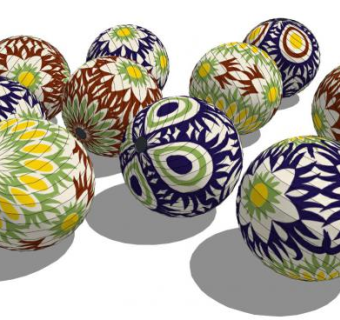 绣球su模型下载_sketchup草图大师SKP模型