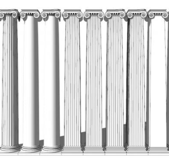 柱子su模型下载_sketchup草图大师SKP模型