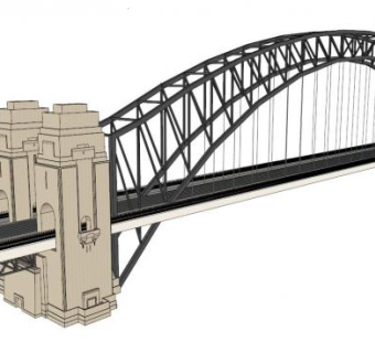 大桥su模型下载_sketchup草图大师SKP模型