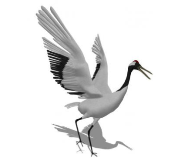 仙鹤su模型下载_sketchup草图大师SKP模型