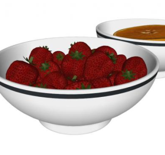 草莓su模型下载_sketchup草图大师SKP模型