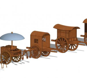 马车su模型下载_sketchup草图大师SKP模型