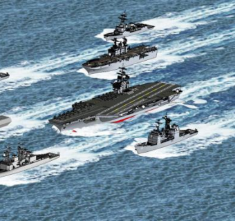 军 舰su模型下载_sketchup草图大师SKP模型