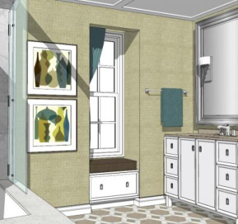 淋浴su模型下载_sketchup草图大师SKP模型