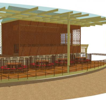 中式餐厅餐馆SU模型下载_sketchup草图大师SKP模型