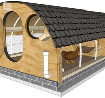 鸡舍su模型下载_sketchup草图大师SKP模型