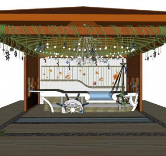 水吧su模型下载_sketchup草图大师SKP模型