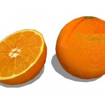 橘子su模型下载_sketchup草图大师SKP模型