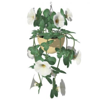 吊兰su模型下载_sketchup草图大师SKP模型