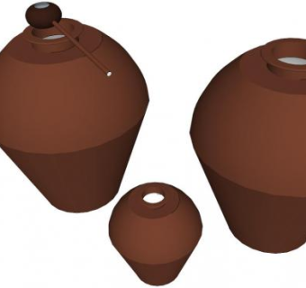 酒坛su模型下载_sketchup草图大师SKP模型