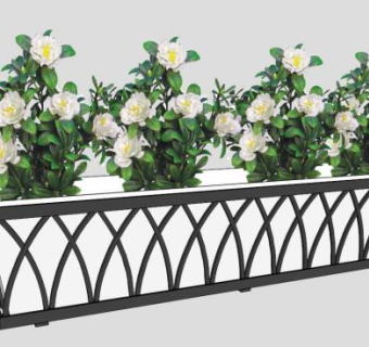 花台su模型下载_sketchup草图大师SKP模型