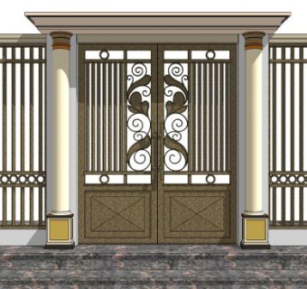 门su模型下载_sketchup草图大师SKP模型