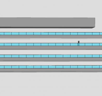 寝室阳台SU模型下载_sketchup草图大师SKP模型