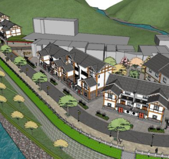 农村su模型下载_sketchup草图大师SKP模型